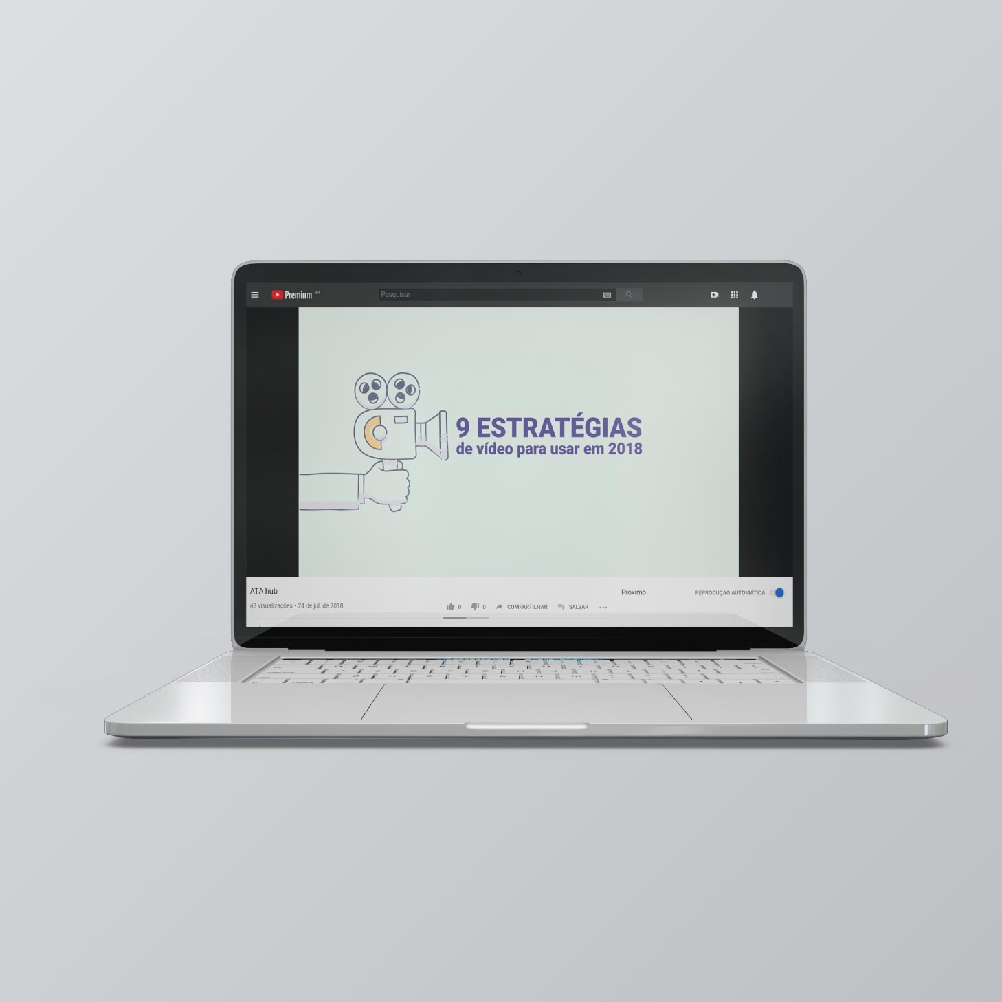 mockup ATA Hub vídeo