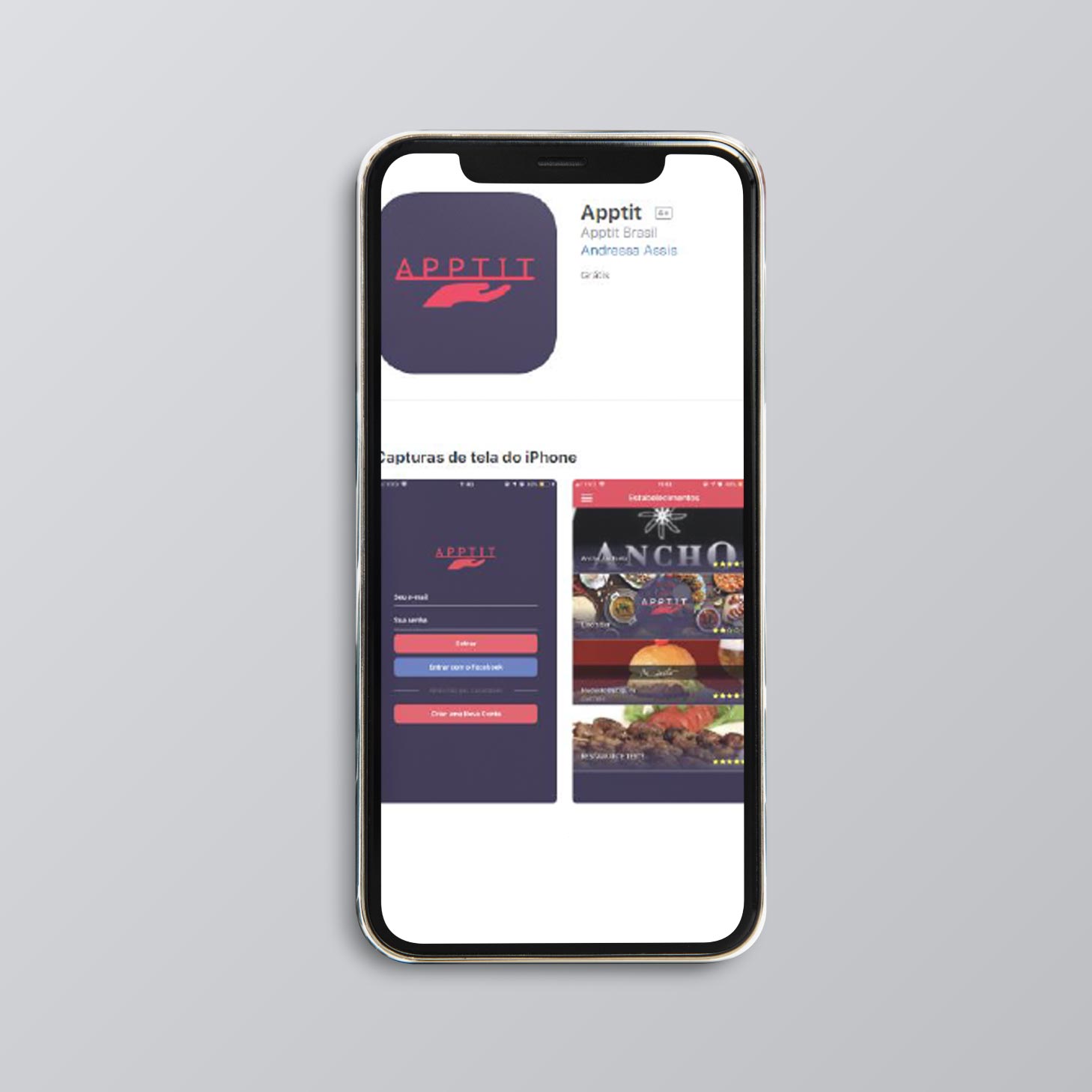 mockup ATA Hub apptit